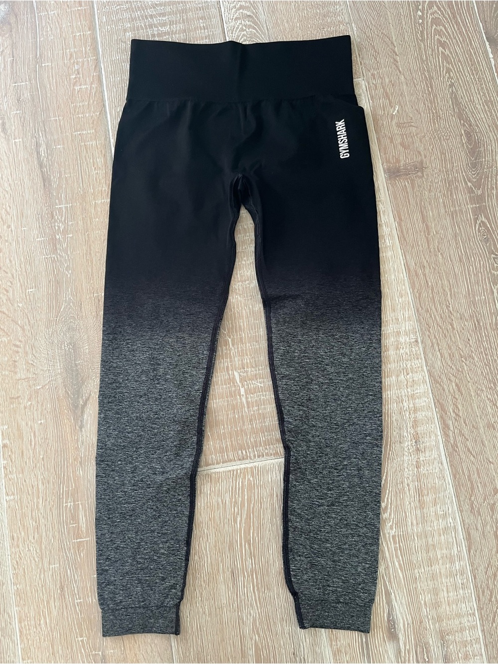 Gymshark Ombre Black to Gray Seamless High Waisted Leggings